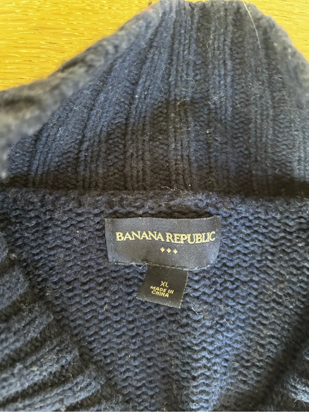 Banana Republic Zip Up Cardigan Men’s XL